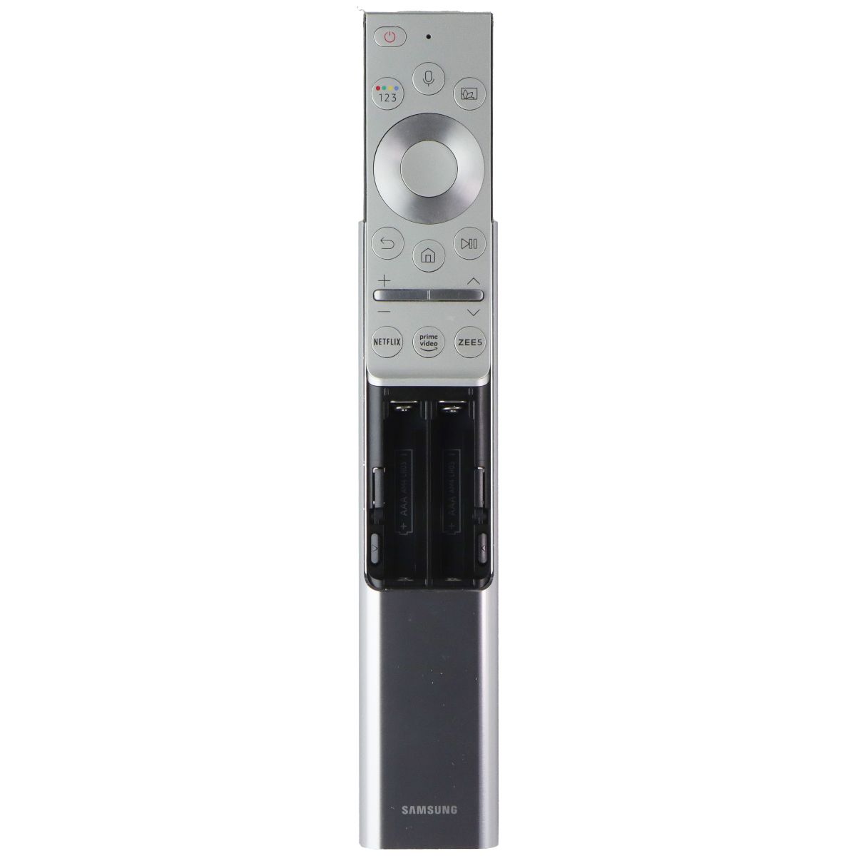 Samsung Smart Control with Netflix/Prime Video/Zee5 Hot Keys - Silver TV, Video & Audio Accessories - Remote Controls Samsung - Simple Cell Bulk Wholesale Pricing - USA Seller
