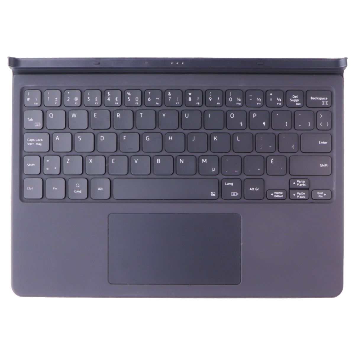 Samsung Official Book Cover Keyboard for Galaxy Tab S9 FE - Black (EF-DX715) iPad/Tablet Accessories - Cases, Covers, Keyboard Folios Samsung - Simple Cell Bulk Wholesale Pricing - USA Seller