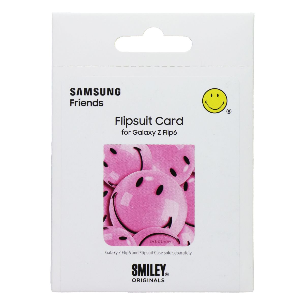 Samsung Friends Flipsuit Card for Galaxy Z Flip6 - Smiley Originals Cell Phone - Cases, Covers & Skins Samsung - Simple Cell Bulk Wholesale Pricing - USA Seller
