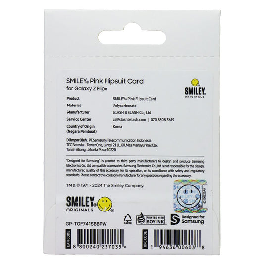 Samsung Friends Flipsuit Card for Galaxy Z Flip6 - Smiley Originals Cell Phone - Cases, Covers & Skins Samsung - Simple Cell Bulk Wholesale Pricing - USA Seller
