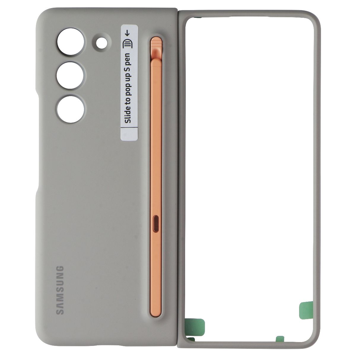 Samsung Official Slim S Pen Case for Samsung Galaxy Z Fold5 - Sand Cell Phone - Cases, Covers & Skins Samsung - Simple Cell Bulk Wholesale Pricing - USA Seller