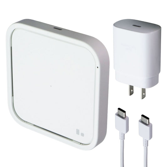 Samsung Super Fast (15W) Wireless Charger with USB-C (1m) Cable - White Cell Phone - Chargers & Cradles Samsung - Simple Cell Bulk Wholesale Pricing - USA Seller