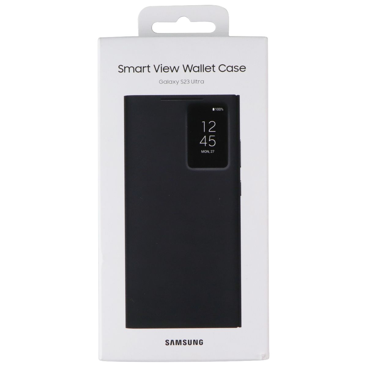 Samsung Smart View Wallet Case for Galaxy S23 Ultra - Black Cell Phone - Cases, Covers & Skins Samsung - Simple Cell Bulk Wholesale Pricing - USA Seller