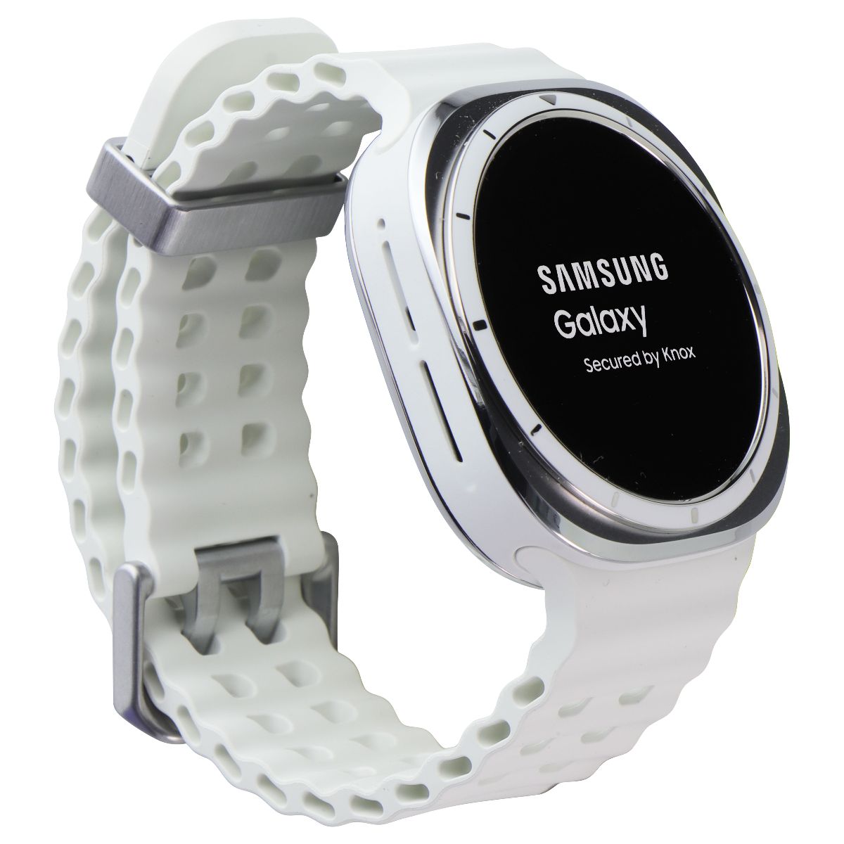 Samsung Galaxy Watch Ultra 47mm Wi-Fi + LTE (L705U) Titanium White/Marine White Smart Watches Samsung - Simple Cell Bulk Wholesale Pricing - USA Seller