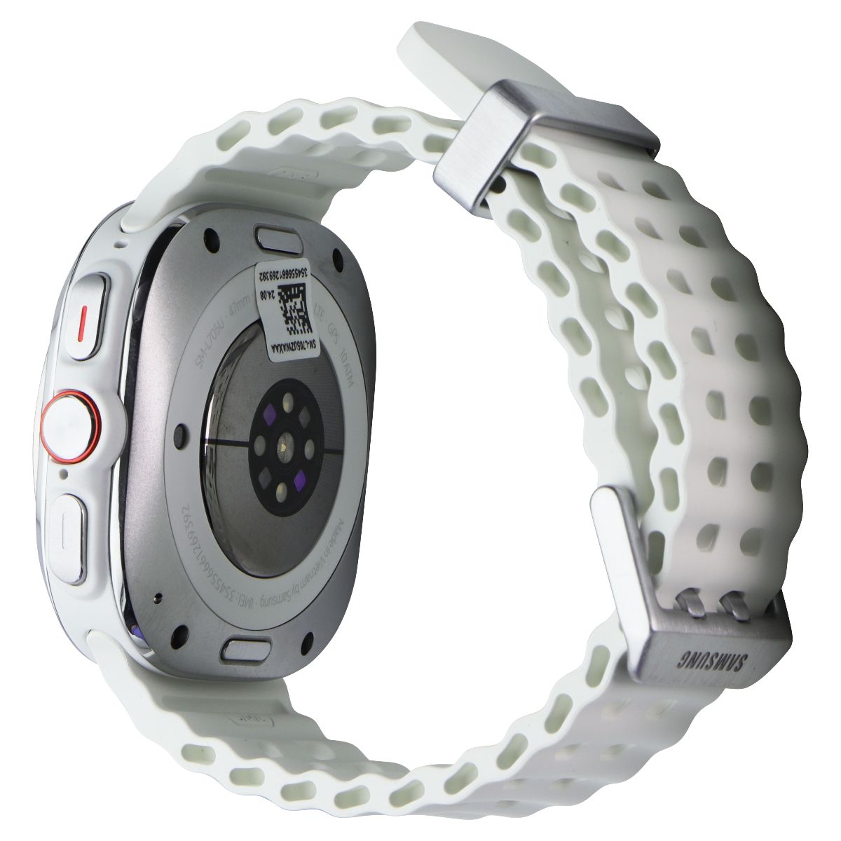 Samsung Galaxy Watch Ultra 47mm Wi-Fi + LTE (L705U) Titanium White/Marine White Smart Watches Samsung - Simple Cell Bulk Wholesale Pricing - USA Seller