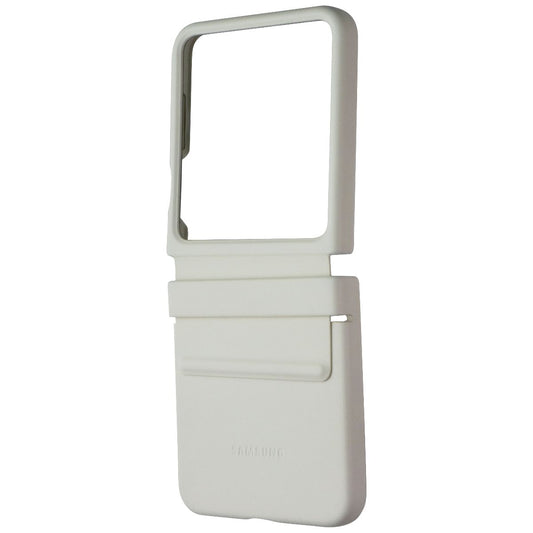 Samsung Flap Eco-Leather Case for Samsung Galaxy Z Flip5 - Cream Cell Phone - Cases, Covers & Skins Samsung - Simple Cell Bulk Wholesale Pricing - USA Seller