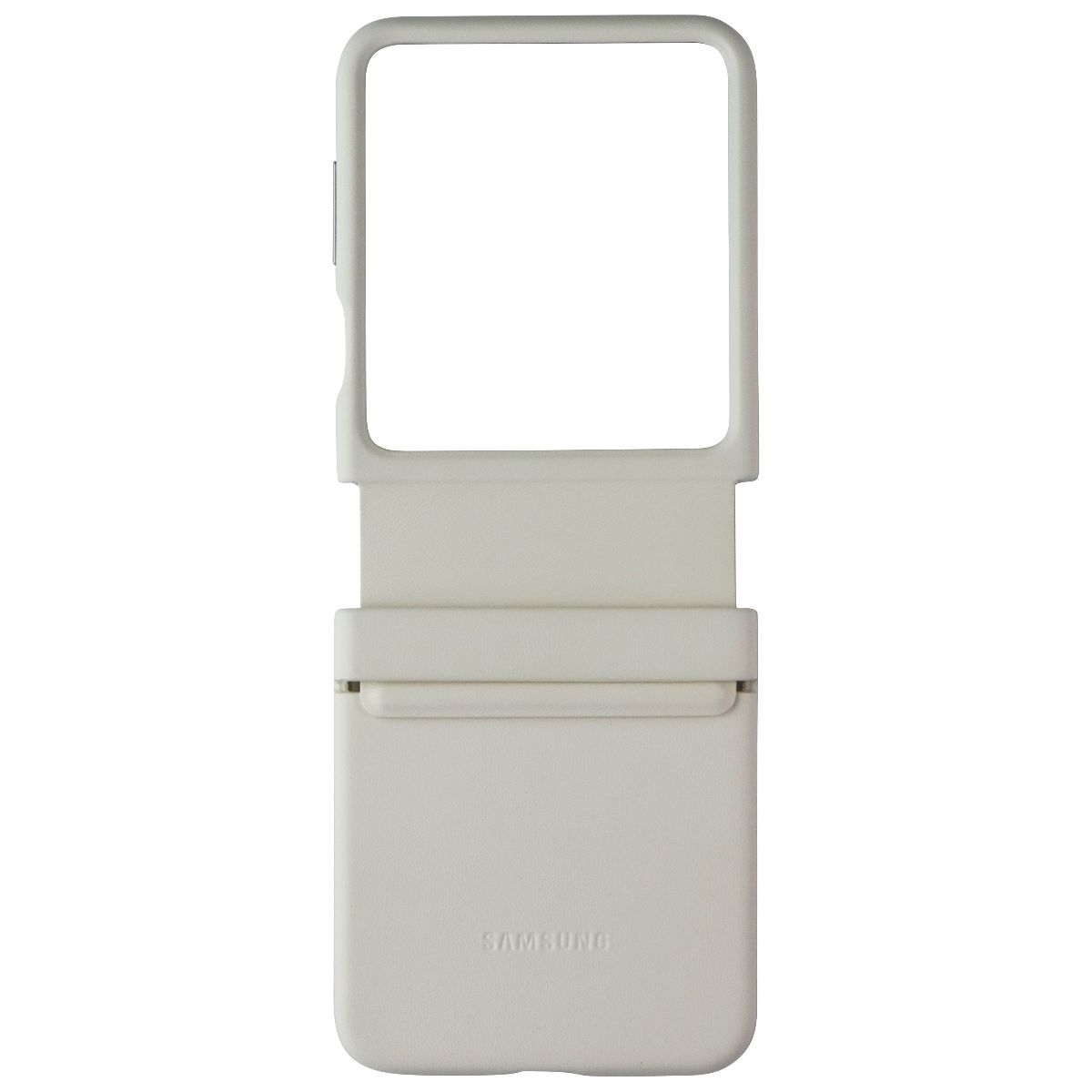 Samsung Flap Eco-Leather Case for Samsung Galaxy Z Flip5 - Cream Cell Phone - Cases, Covers & Skins Samsung - Simple Cell Bulk Wholesale Pricing - USA Seller