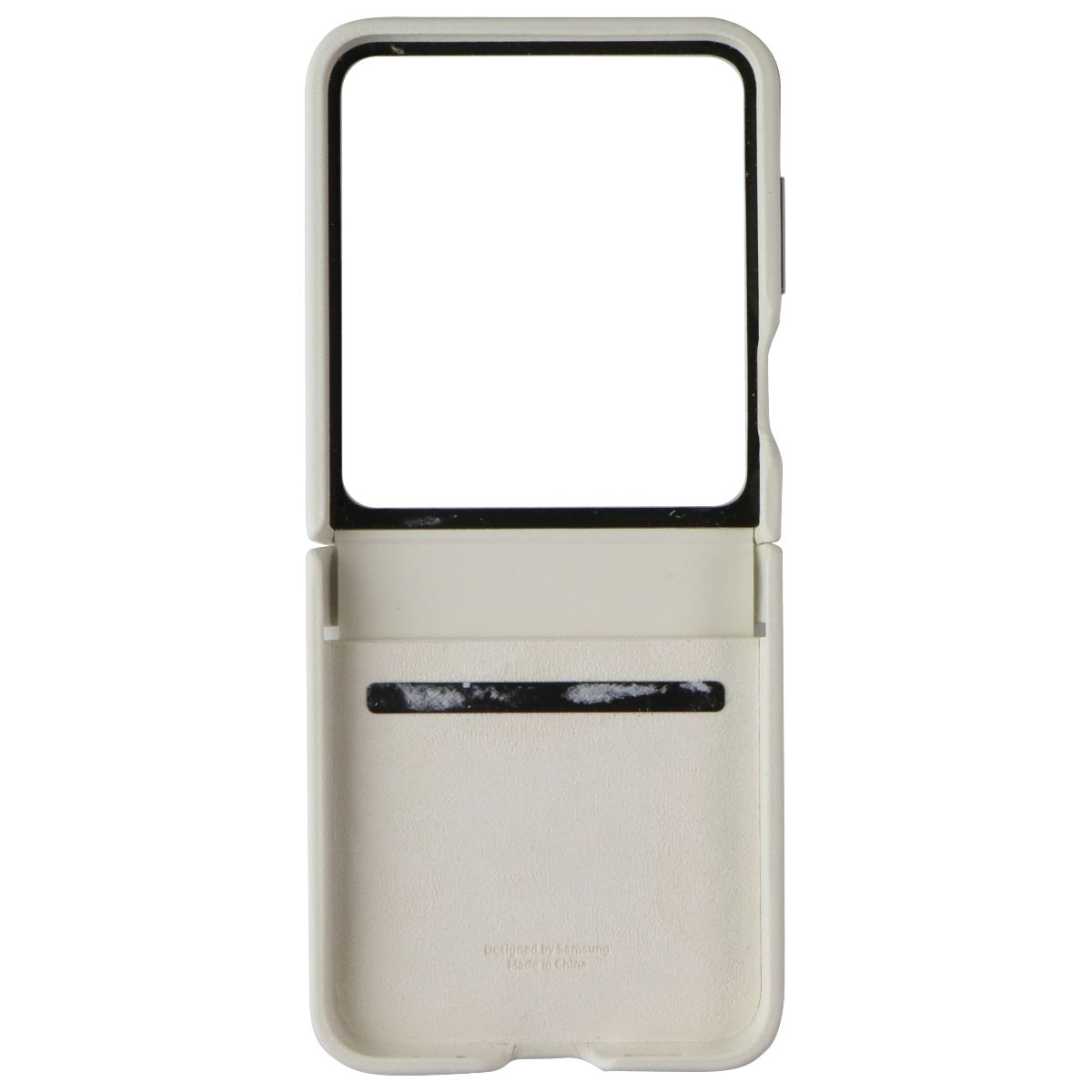 Samsung Flap Eco-Leather Case for Samsung Galaxy Z Flip5 - Cream