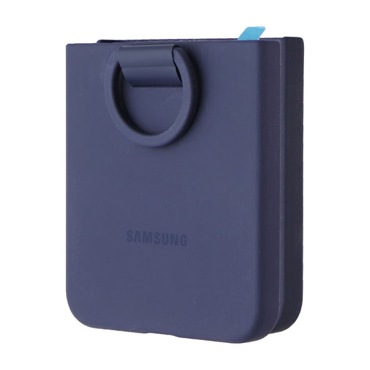 Samsung Official Silicone Case with Ring for Galaxy Z Flip6 - Navy