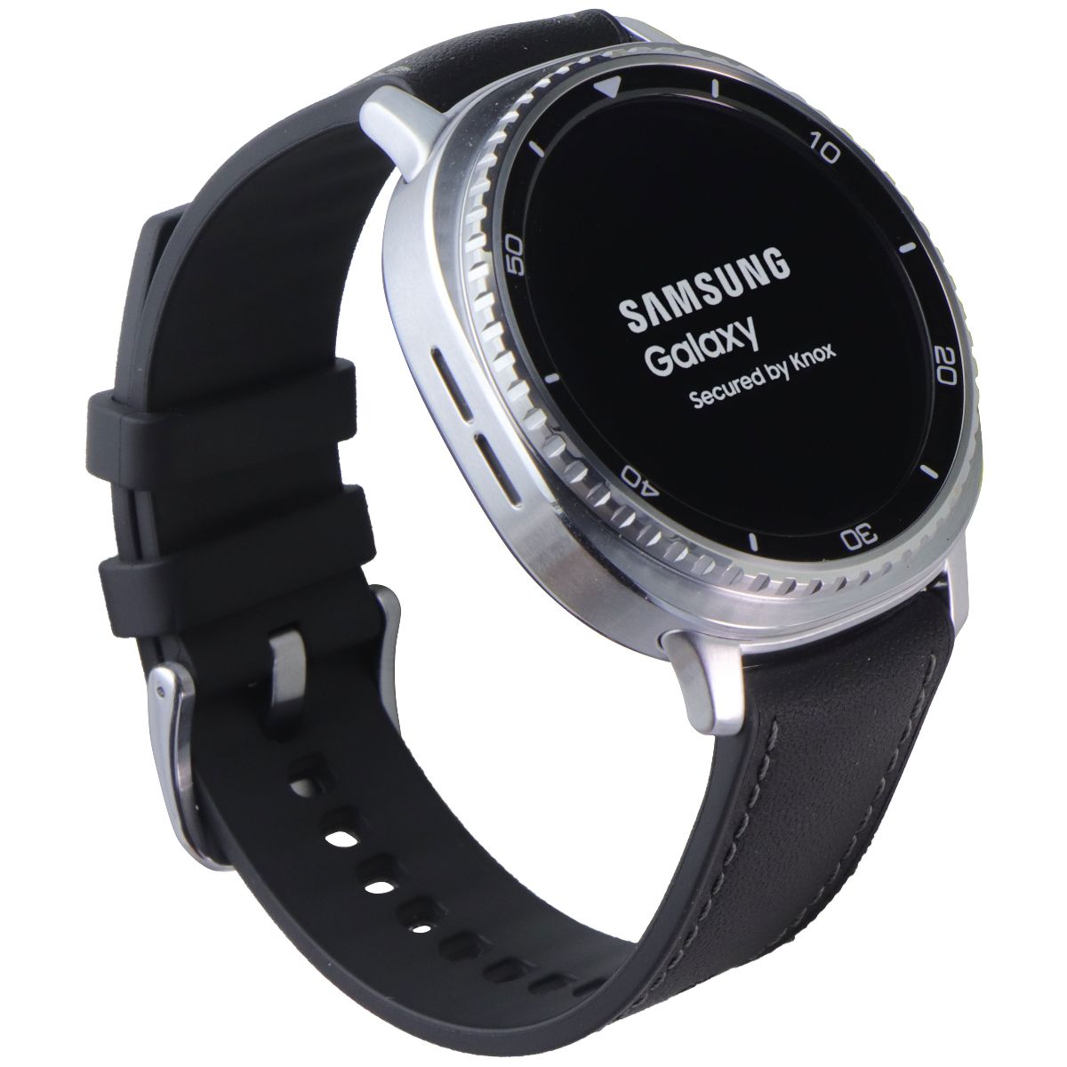 Samsung Galaxy Watch8 Classic (46mm) LTE Unlocked (SM-L505U) - Black/Hybrid Band Smart Watches Samsung - Simple Cell Bulk Wholesale Pricing - USA Seller