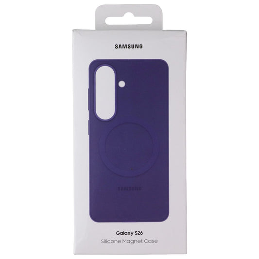 Samsung Official Silicone Magnet Case for Samsung Galaxy S26 - Blue Violet Cell Phone - Cases, Covers & Skins Samsung - Simple Cell Bulk Wholesale Pricing - USA Seller