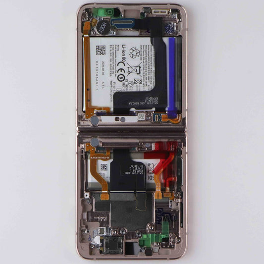 Repair Part SVC Case ASSM Front+Batt for Galaxy Z Flip4 - GH82-32908C - Purple Cell Phone - Replacement Parts & Tools Samsung - Simple Cell Bulk Wholesale Pricing - USA Seller