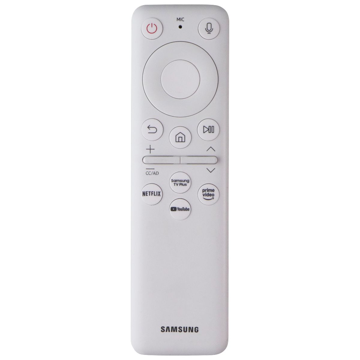 Samsung TM2261S Remote (BN59-01497A) w/ Netflix/Samsung TV/Prime/YouTube - White TV, Video & Audio Accessories - Remote Controls Samsung - Simple Cell Bulk Wholesale Pricing - USA Seller