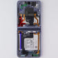 Repair Part SVC Case ASSM Front+Batt for Galaxy Z Flip4 - GH82-32908D - Blue Cell Phone - Replacement Parts & Tools Samsung - Simple Cell Bulk Wholesale Pricing - USA Seller