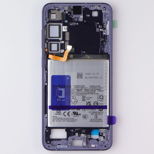 Repair Part SVC Case ASSM Front+Batt for Galaxy S24 Plus - GH82-33337C - Violet Cell Phone - Replacement Parts & Tools Samsung - Simple Cell Bulk Wholesale Pricing - USA Seller