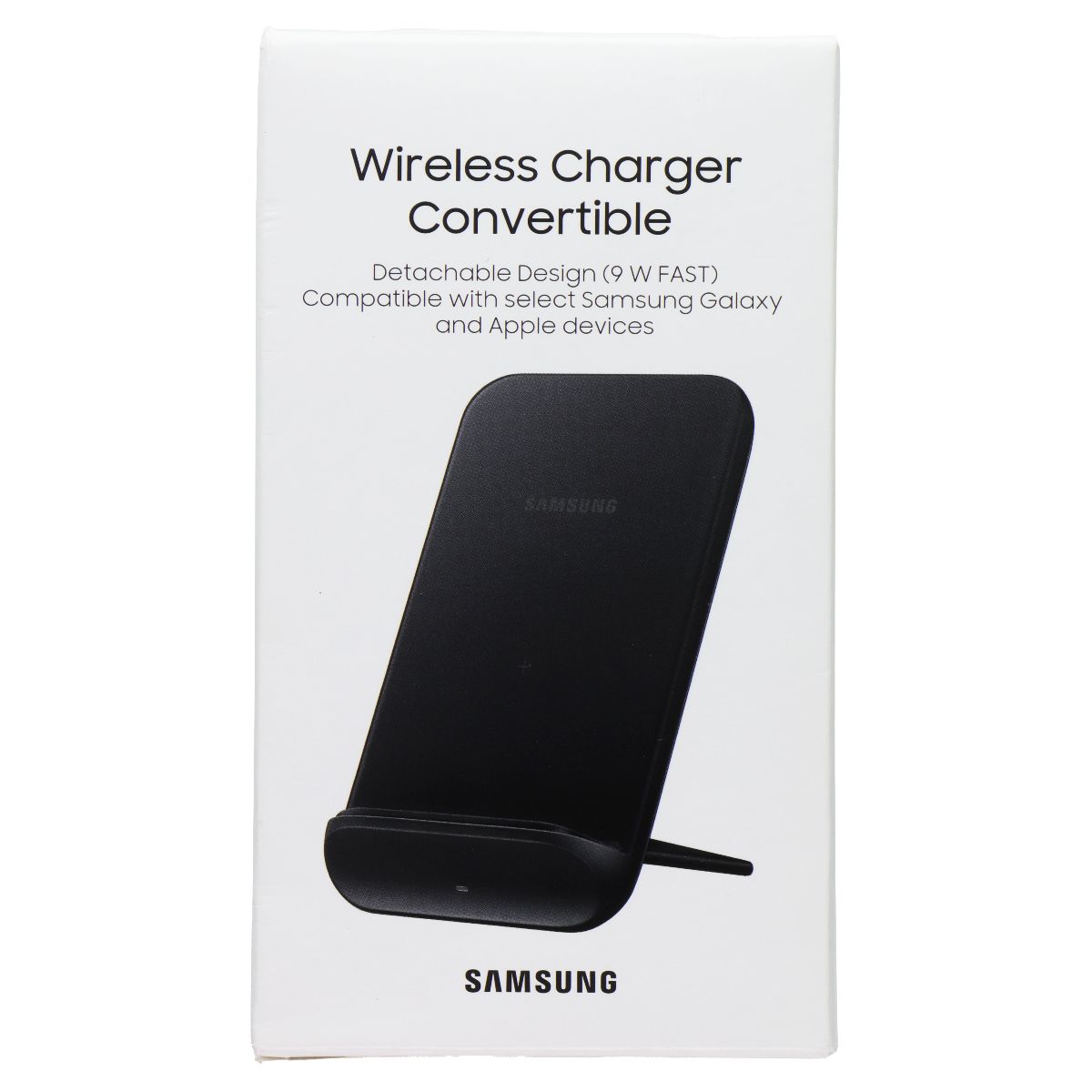 Samsung 9W Fast Wireless Charger Convertible Stand - Black (EP-N3300TBE) Cell Phone - Chargers & Cradles Samsung - Simple Cell Bulk Wholesale Pricing - USA Seller