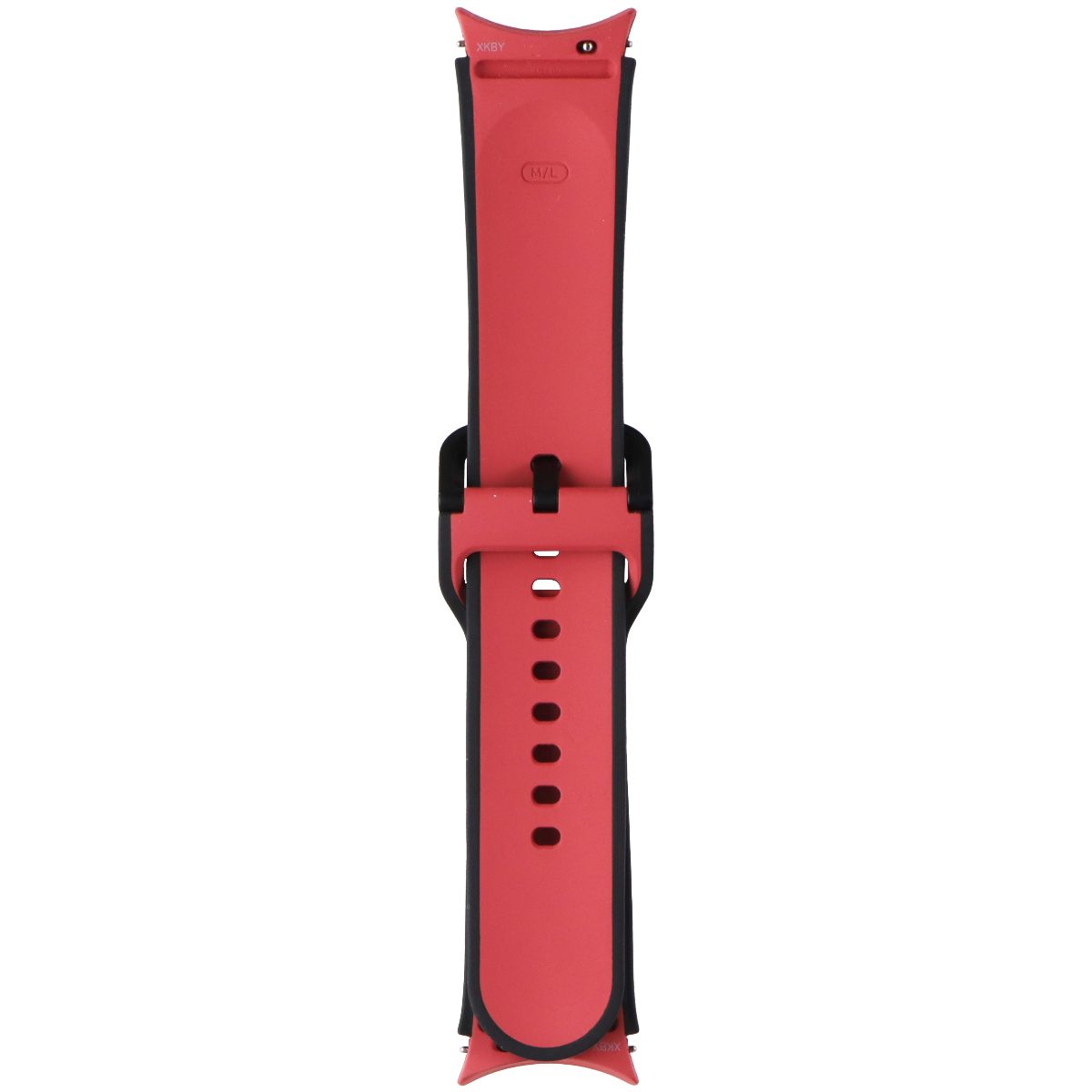 Samsung Sport Band for Galaxy Watch 6/5/4 (20mm) M/L - Red / Black Smart Watch Accessories - Watch Bands Samsung - Simple Cell Bulk Wholesale Pricing - USA Seller