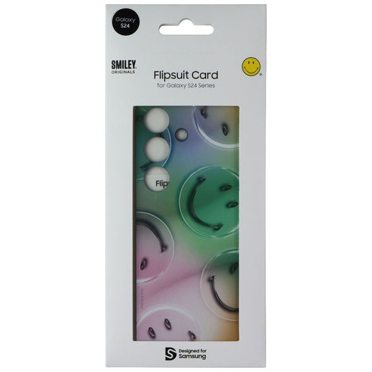 Samsung Interactive Flipsuit Card for Galaxy S24 - Smiley Bubble / Green Cell Phone - Cases, Covers & Skins Samsung - Simple Cell Bulk Wholesale Pricing - USA Seller