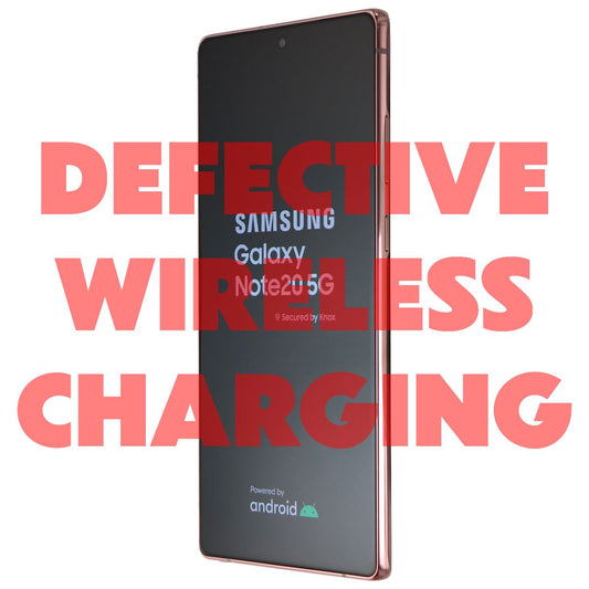 Samsung Galaxy Note20 5G (6.7-in) (SM-N981U) Unlocked - 128GB/Bronze - BAD Qi** Cell Phones & Smartphones Samsung    - Simple Cell Bulk Wholesale Pricing - USA Seller