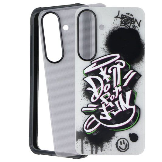 Samsung Flipsuit Rugged Case for Samsung Galaxy S25 - Black/Urban Art Graffiti