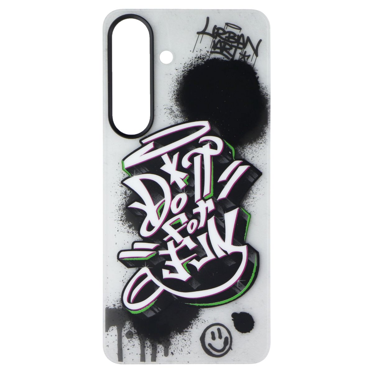 Samsung Flipsuit Rugged Case for Samsung Galaxy S25 - Black/Urban Art Graffiti Cell Phone - Cases, Covers & Skins Samsung - Simple Cell Bulk Wholesale Pricing - USA Seller
