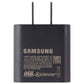 Samsung Super Fast Charging 25W USB-C Travel Adapter Charger - Black Cell Phone - Chargers & Cradles Samsung - Simple Cell Bulk Wholesale Pricing - USA Seller