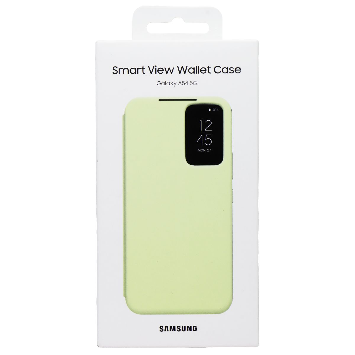 Samsung Smart View Wallet Case for Samsung Galaxy A54 (5G) - Lime Cell Phone - Cases, Covers & Skins Samsung    - Simple Cell Bulk Wholesale Pricing - USA Seller