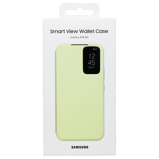 Samsung Smart View Wallet Case for Samsung Galaxy A54 (5G) - Lime Cell Phone - Cases, Covers & Skins Samsung    - Simple Cell Bulk Wholesale Pricing - USA Seller