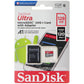 SanDisk Ultra 128GB 120MB/s microSDXC UHS-1 Card with Adapter Cell Phone - Memory Cards SanDisk - Simple Cell Bulk Wholesale Pricing - USA Seller
