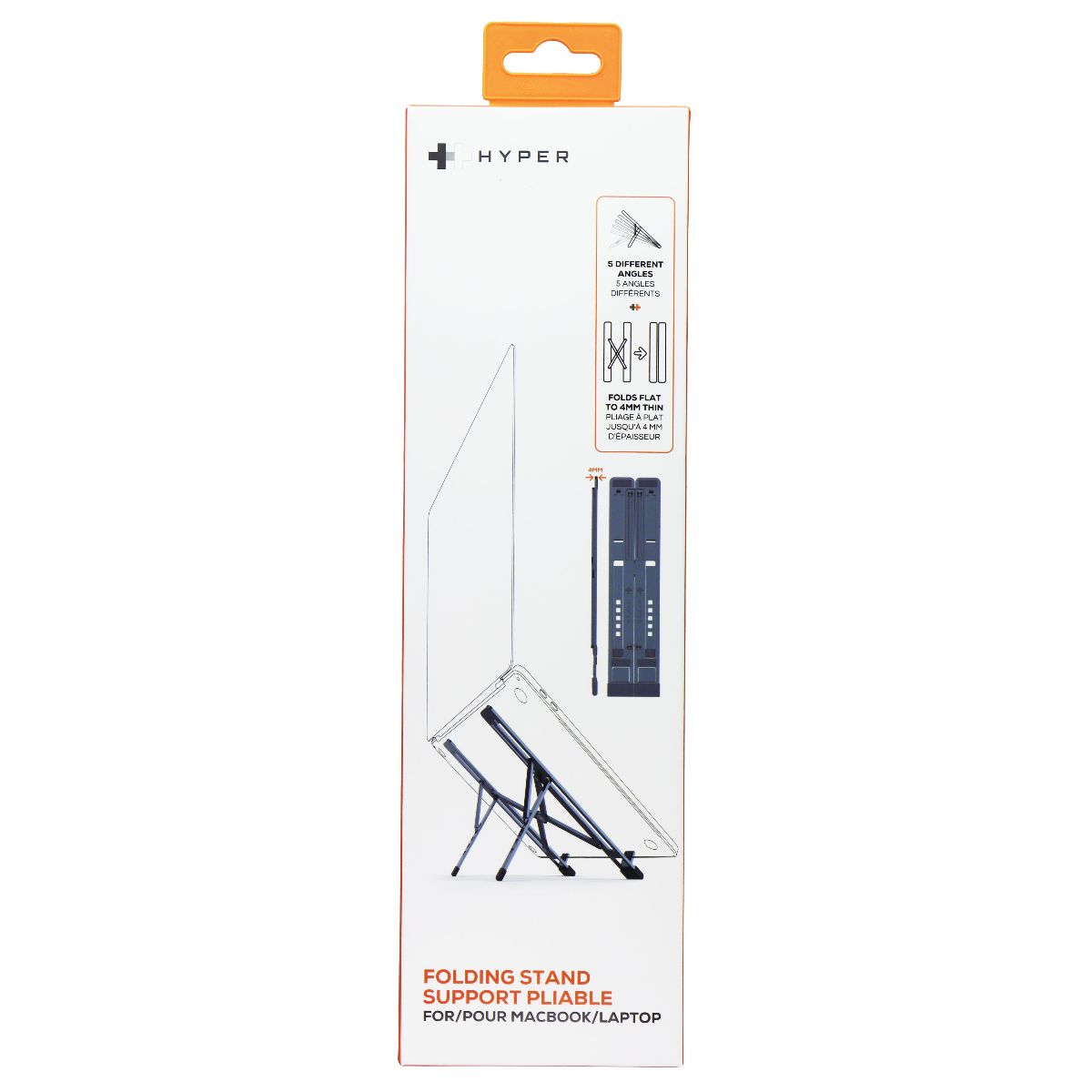 Sanho Hyper Folding Stand For MacBook/Laptop - Gray Computer Accessories - Stands, Holders & Car Mounts Sanho - Simple Cell Bulk Wholesale Pricing - USA Seller