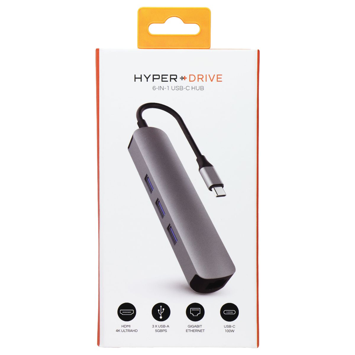 Sanho HyperDrive 6-in-1 USB-C Hub (Tube) - Space Gray Computer/Network - USB Cables, Hubs & Adapters Sanho - Simple Cell Bulk Wholesale Pricing - USA Seller