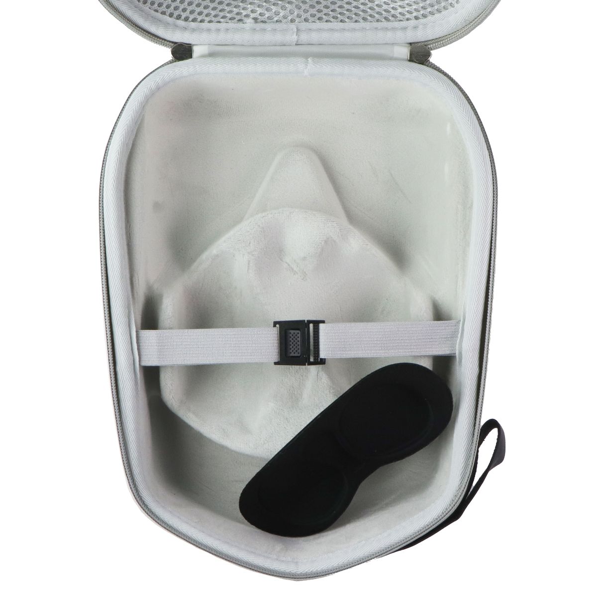 Sarlar Hard Carrying Case for Meta Quest/Oculus Quest/Vision Pro VRs - Gray Wool Gaming/Console - Cases, Covers & Bags Sarlar - Simple Cell Bulk Wholesale Pricing - USA Seller