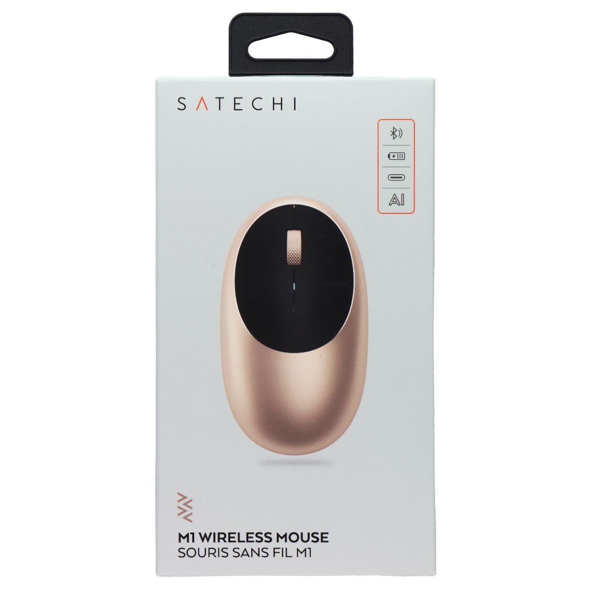 SATECHI M1 Bluetooth Wireless Mouse with Rechargeable Type C Port - Gold Keyboards/Mice - Mice, Trackballs & Touchpads SATECHI - Simple Cell Bulk Wholesale Pricing - USA Seller