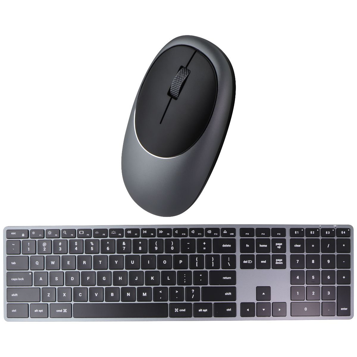 SATECHI MX3 Bluetooth Backlit Keyboard and M1 Bluetooth Wireless Mouse Combo Keyboards/Mice - Keyboard & Mouse Bundles SATECHI - Simple Cell Bulk Wholesale Pricing - USA Seller