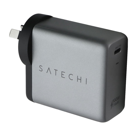 SATECHI 100W USB-C PD Single Port Wall Charger - Silver/Black (AU) Cell Phone - Cables & Adapters SATECHI - Simple Cell Bulk Wholesale Pricing - USA Seller