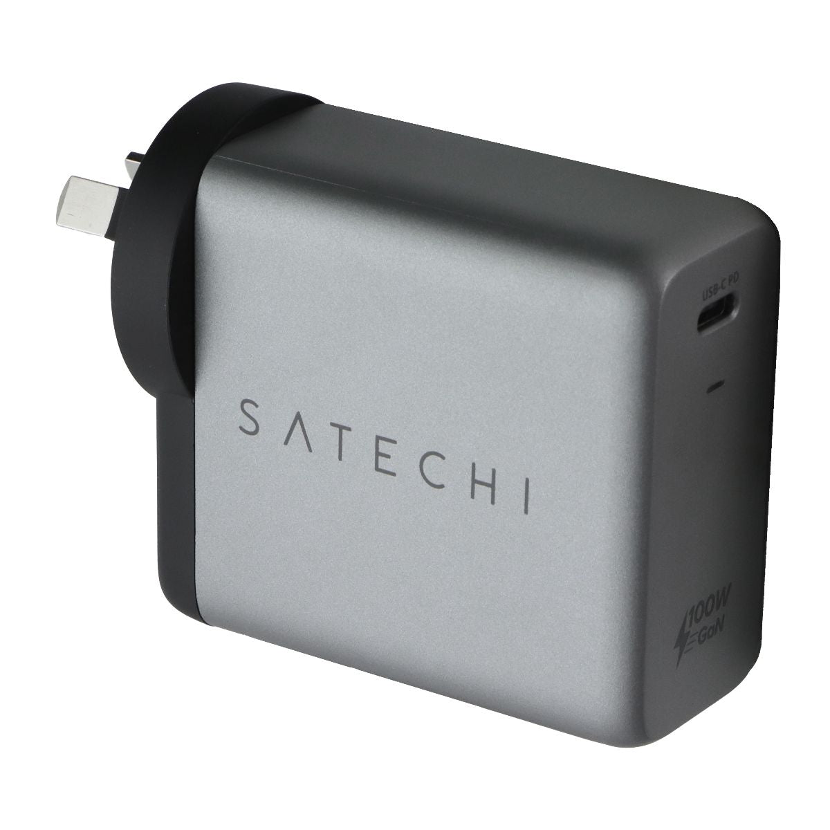 SATECHI 100W USB-C PD Single Port Wall Charger - Silver/Black (AU) Cell Phone - Cables & Adapters SATECHI - Simple Cell Bulk Wholesale Pricing - USA Seller