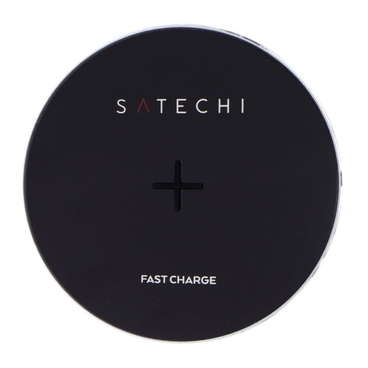 SATECHI Wireless Charger Pad with Fast Charge - Space Gray (ST-WCPM) Cell Phone - Chargers & Cradles SATECHI - Simple Cell Bulk Wholesale Pricing - USA Seller