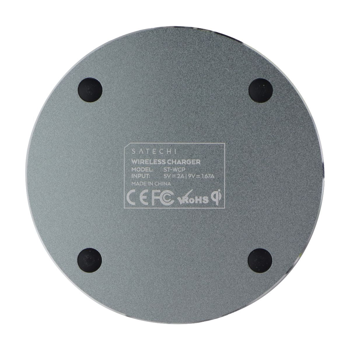 SATECHI Wireless Charger Pad with Fast Charge - Space Gray (ST-WCPM) Cell Phone - Chargers & Cradles SATECHI - Simple Cell Bulk Wholesale Pricing - USA Seller
