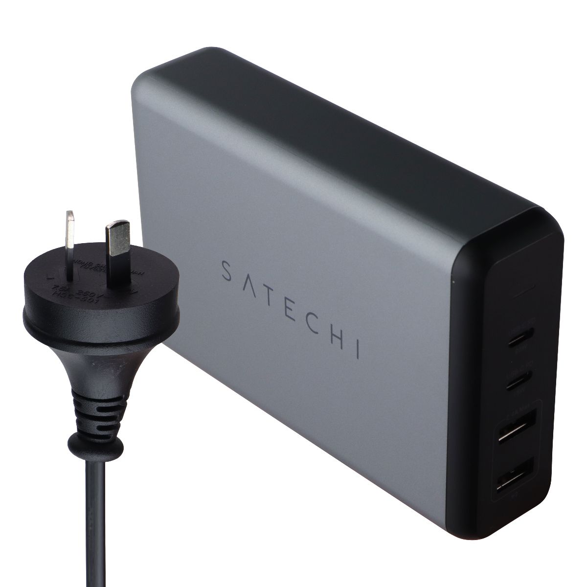 SATECHI 108W Pro USB-C PD Desktop Charger - Gray/Black (AU, Australia Plug) Computer Accessories - Laptop Power Adapters/Chargers SATECHI - Simple Cell Bulk Wholesale Pricing - USA Seller