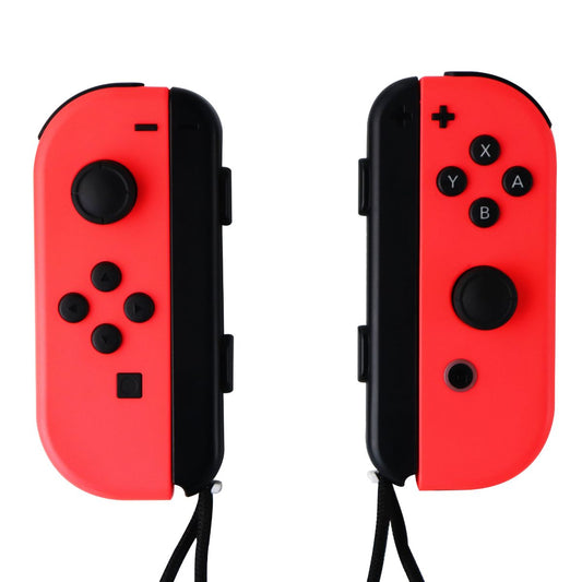 Nintendo Left and Right Joy-Cons (L/R) - Neon Red (HAC-015/6) Gaming/Console - Controllers & Attachments Nintendo    - Simple Cell Bulk Wholesale Pricing - USA Seller