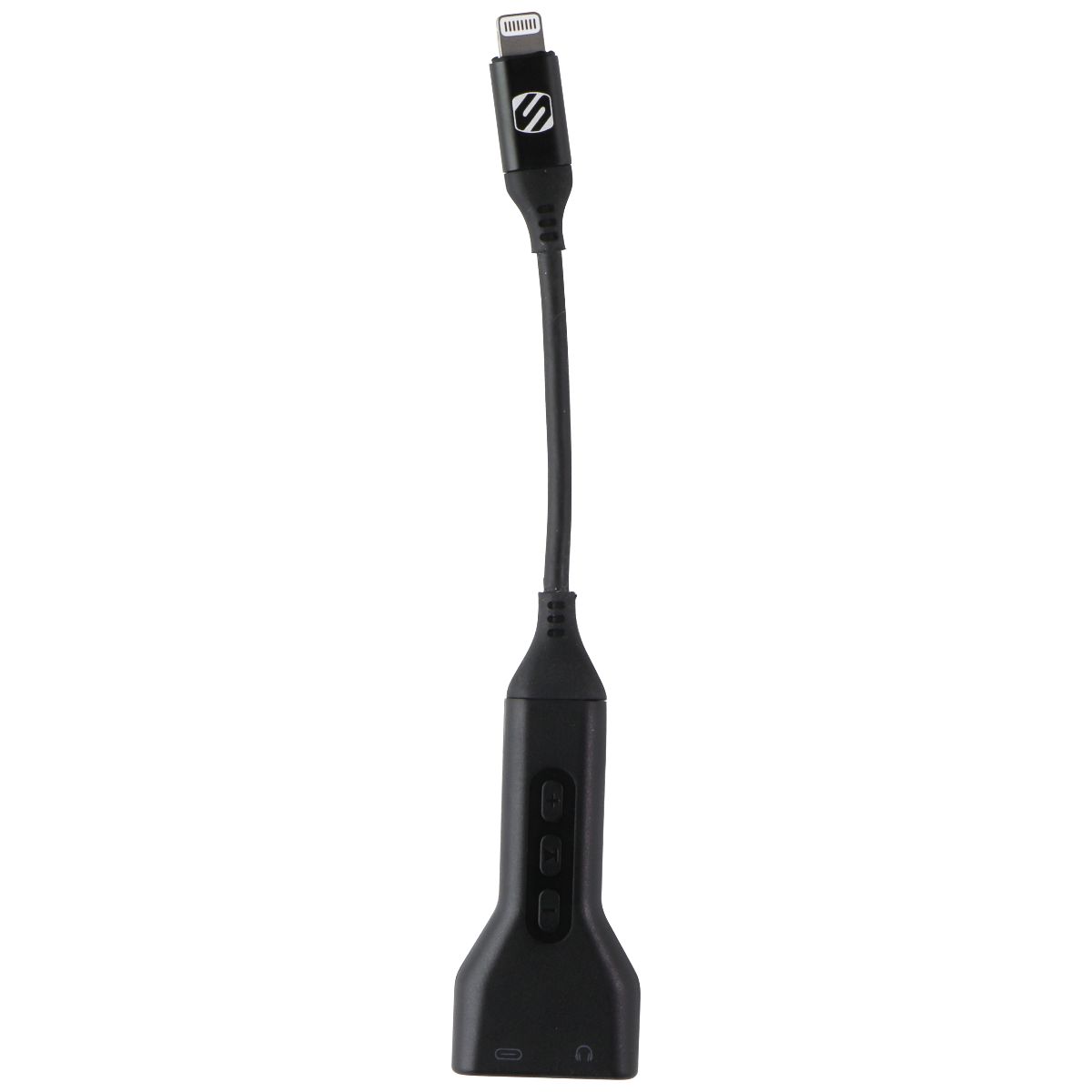 Scosche (I3AAP) Audio Adapter for iPhones - Black Cell Phone - Cables & Adapters Scosche - Simple Cell Bulk Wholesale Pricing - USA Seller