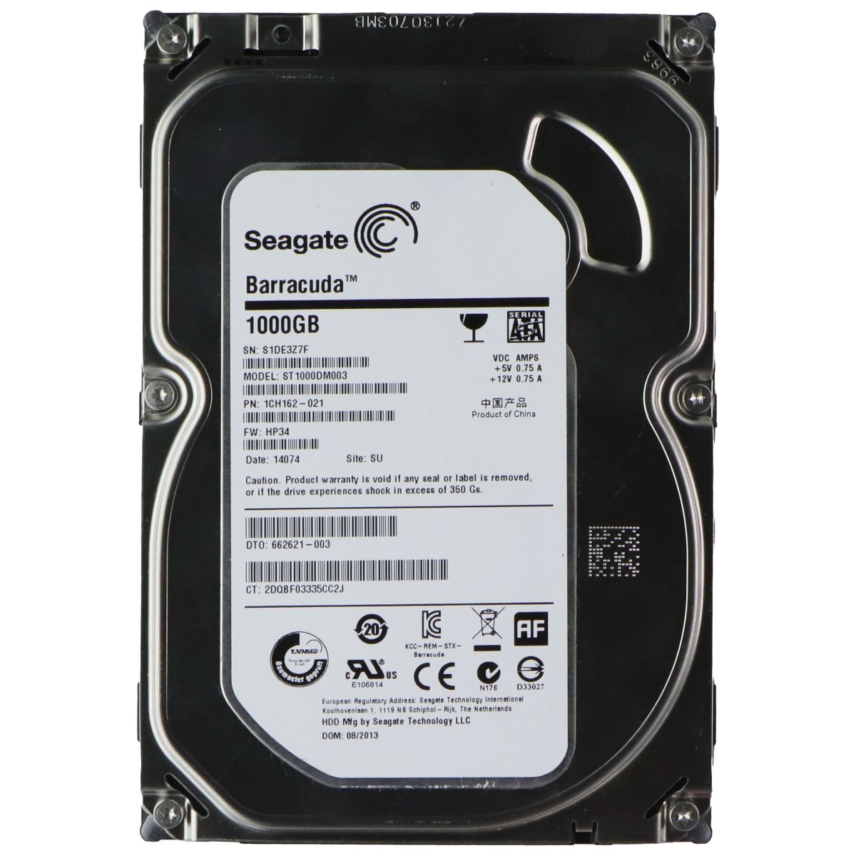 Seagate 1TB Desktop HDD Hard Drive - Internal (ST1000DM003) Digital Storage - Internal Hard Disk Drives, HDD Seagate - Simple Cell Bulk Wholesale Pricing - USA Seller