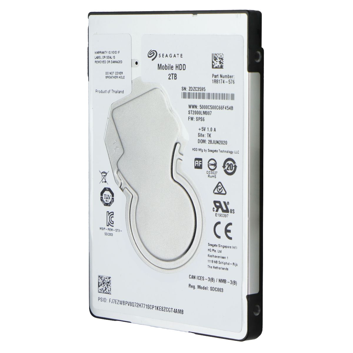 Seagate (2TB) 2.5-inch Mobile HDD - SATA 6GBs 5400RPM (ST2000LM007) Digital Storage - Internal Hard Disk Drives, HDD Seagate - Simple Cell Bulk Wholesale Pricing - USA Seller