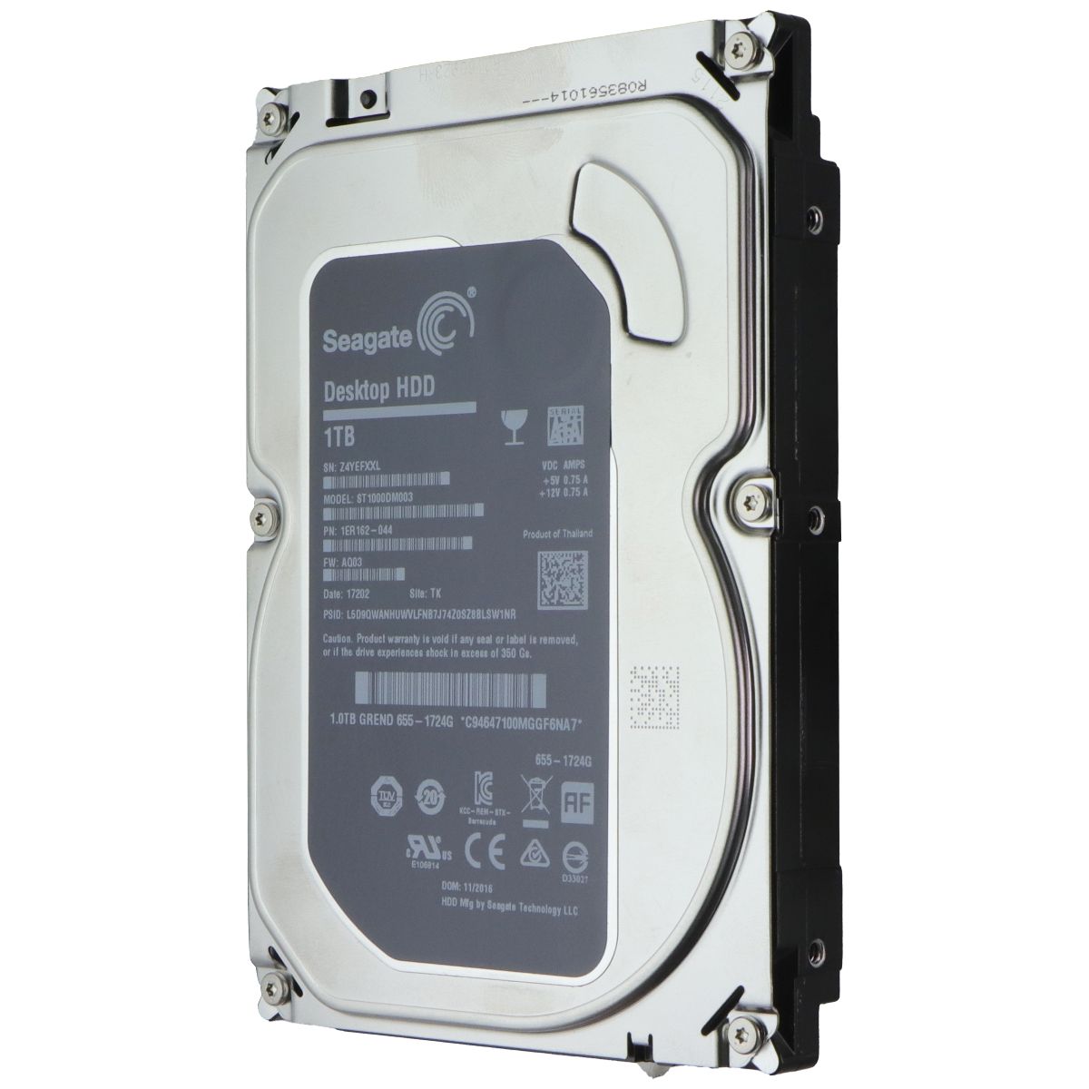 Seagate 1TB Desktop HDD Hard Drive - Internal (ST1000DM003) Digital Storage - Internal Hard Disk Drives, HDD Seagate - Simple Cell Bulk Wholesale Pricing - USA Seller