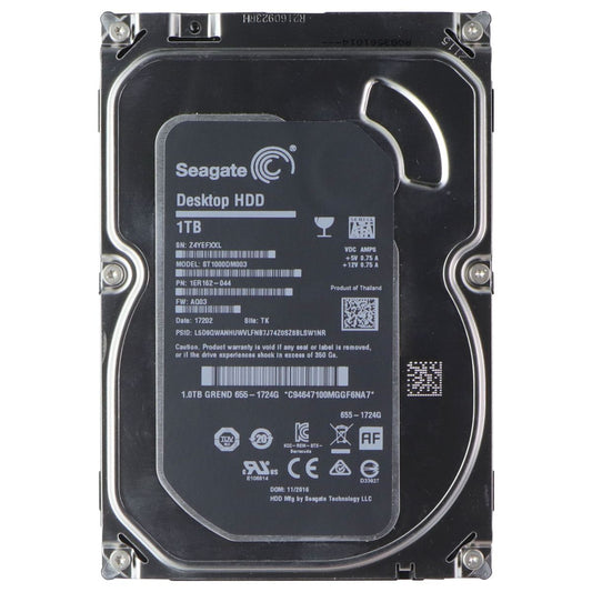 Seagate 1TB Desktop HDD Hard Drive - Internal (ST1000DM003) Digital Storage - Internal Hard Disk Drives, HDD Seagate - Simple Cell Bulk Wholesale Pricing - USA Seller