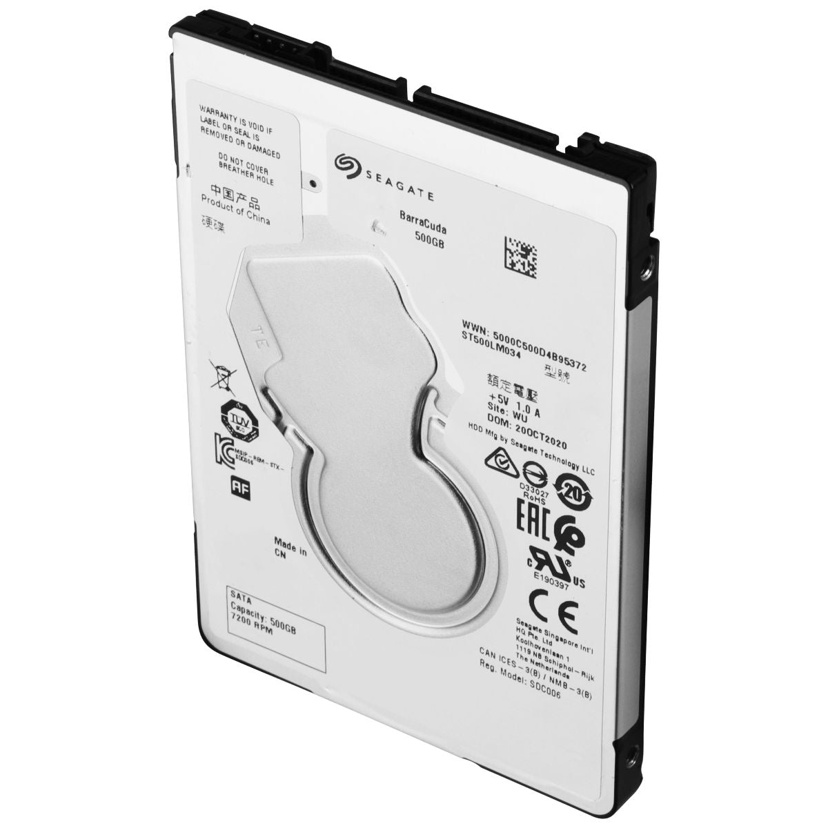 Seagate Barracuda (500GB) 7200RPM SATA III 2.5 Laptop HDD Drive (ST500LM034) Digital Storage - Internal Hard Disk Drives, HDD Seagate - Simple Cell Bulk Wholesale Pricing - USA Seller