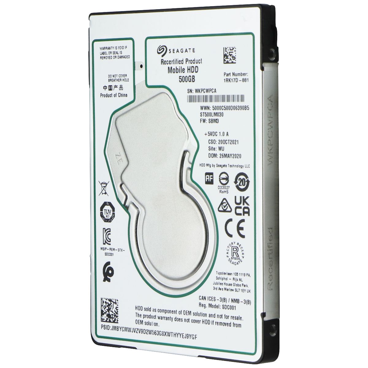 Seagate 500GB 2.5-inch SATA III HDD (ST500LM030) Digital Storage - Other Hard Drives Seagate - Simple Cell Bulk Wholesale Pricing - USA Seller