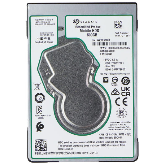 Seagate 500GB 2.5-inch SATA III HDD (ST500LM030) Digital Storage - Other Hard Drives Seagate - Simple Cell Bulk Wholesale Pricing - USA Seller