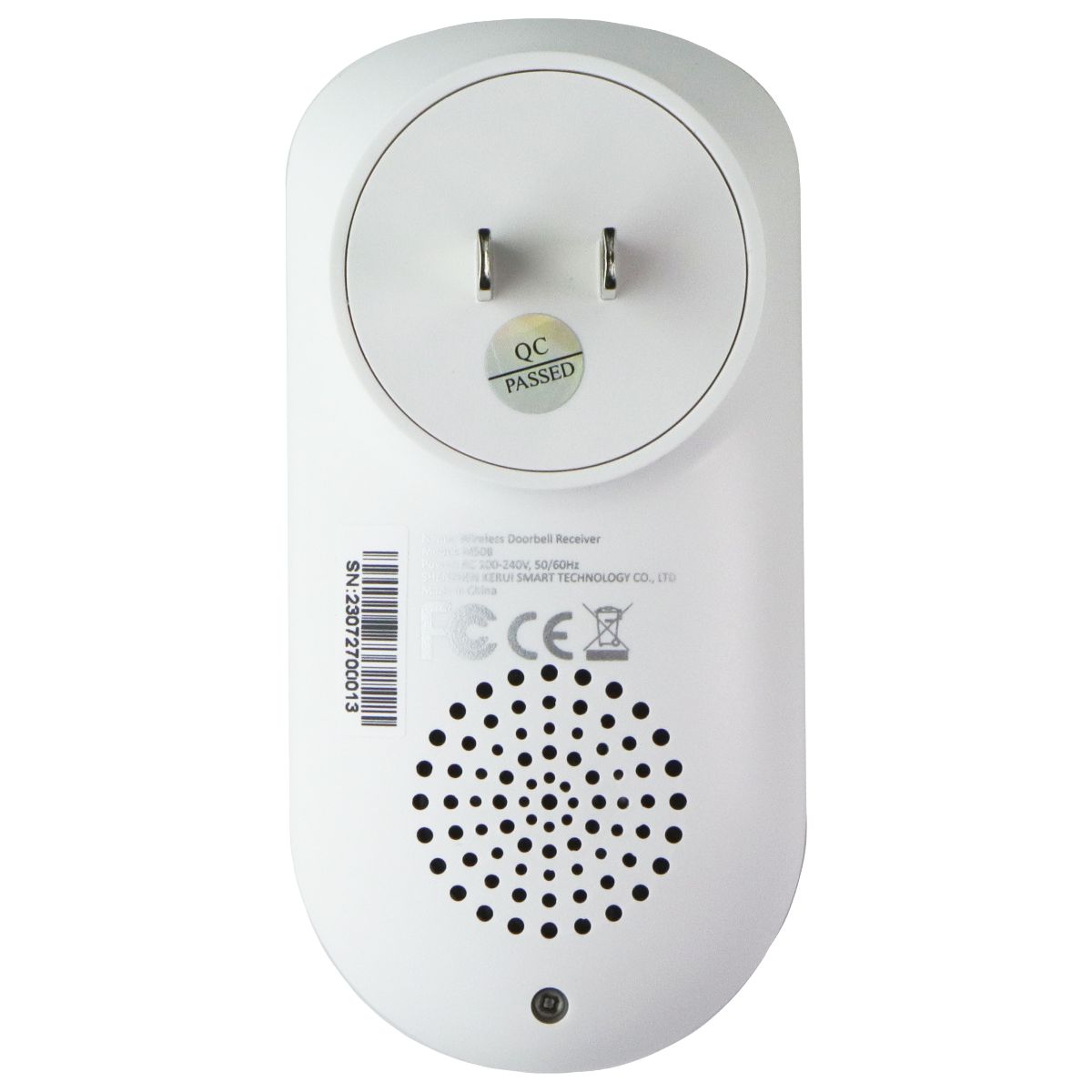 Securi Door Chime for Home/Office - White (M508+D017) Building & Hardware - Doorbells Securi - Simple Cell Bulk Wholesale Pricing - USA Seller