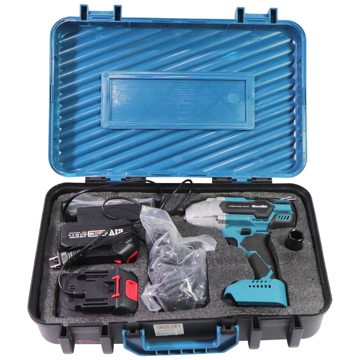 Seesii WH700 Cordless Impact Wrench - 1/2" Brushless High Torque (650Nm) - 2x4.0 Home Improvement - Other Home Improvement Seesii - Simple Cell Bulk Wholesale Pricing - USA Seller